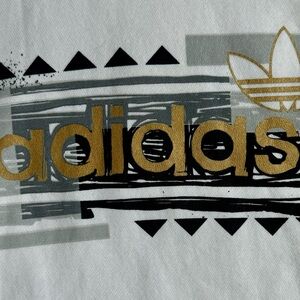 Old School Adidas Graphic Sweatshirt, Slightly Faded Size L